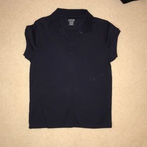 Navy Girl’s IZOD button down